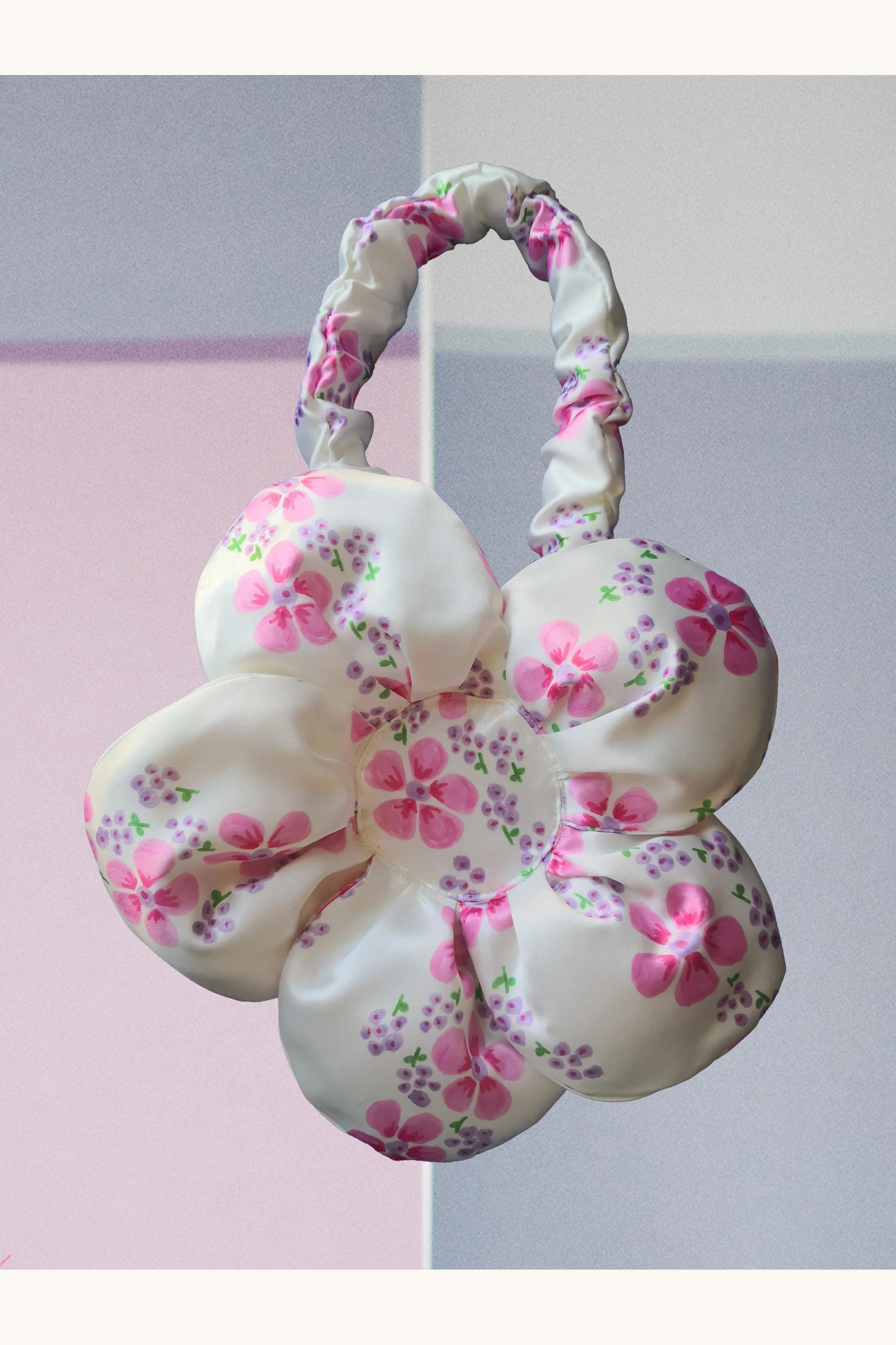 Small Satin Flower Bag
